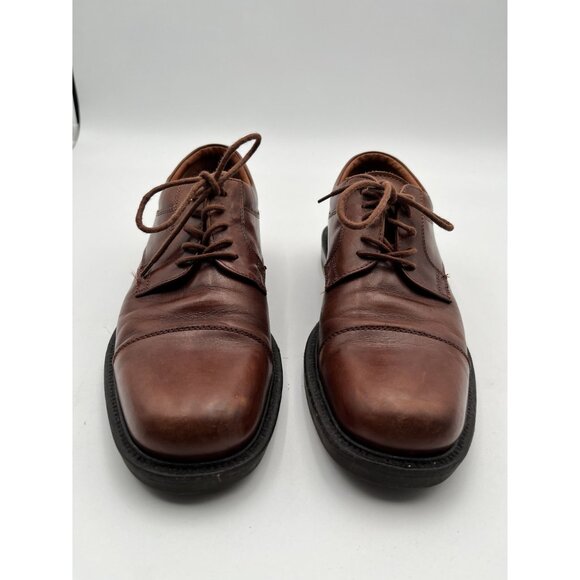 Johnston & Murphy Mens Brown Leather Oxford Dress Shoes 7.5 main image 13